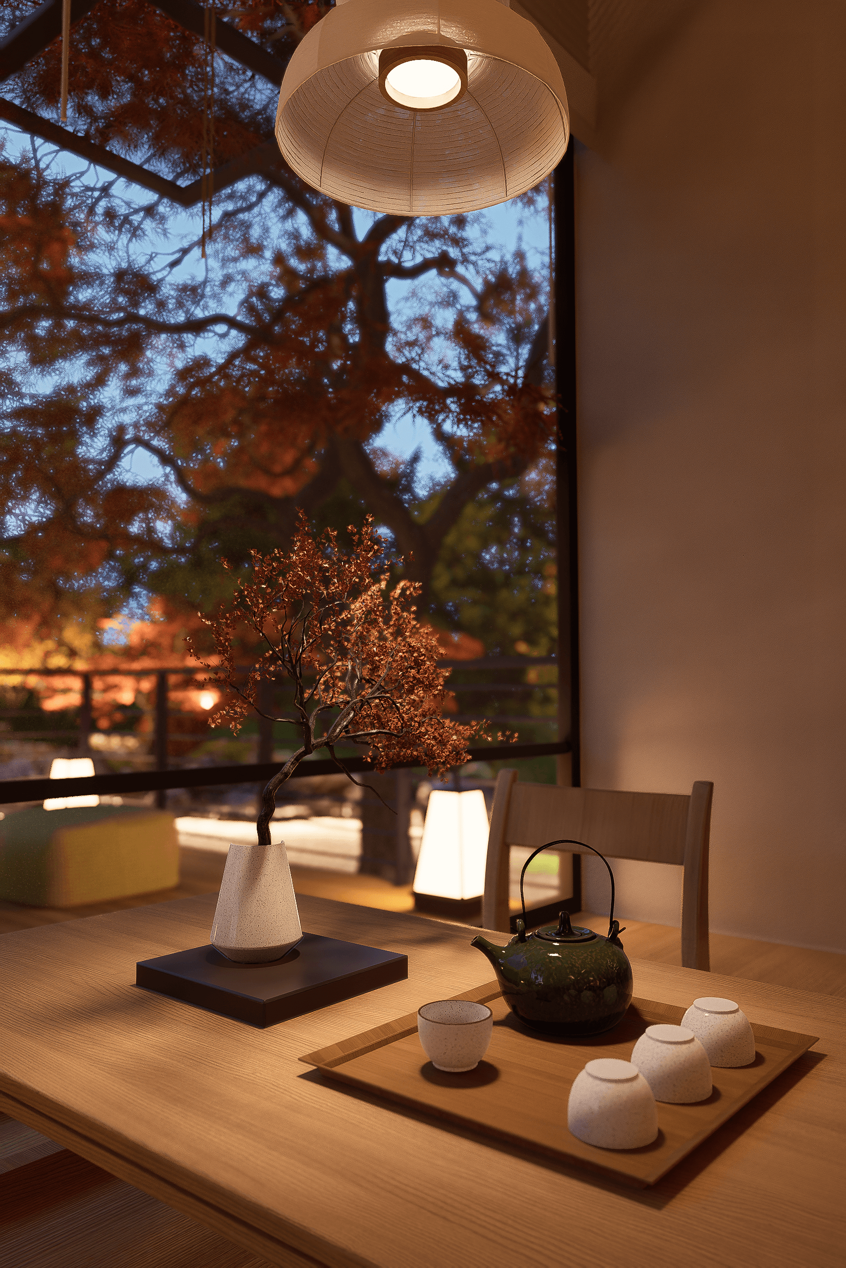 インテリアCGパース・座敷