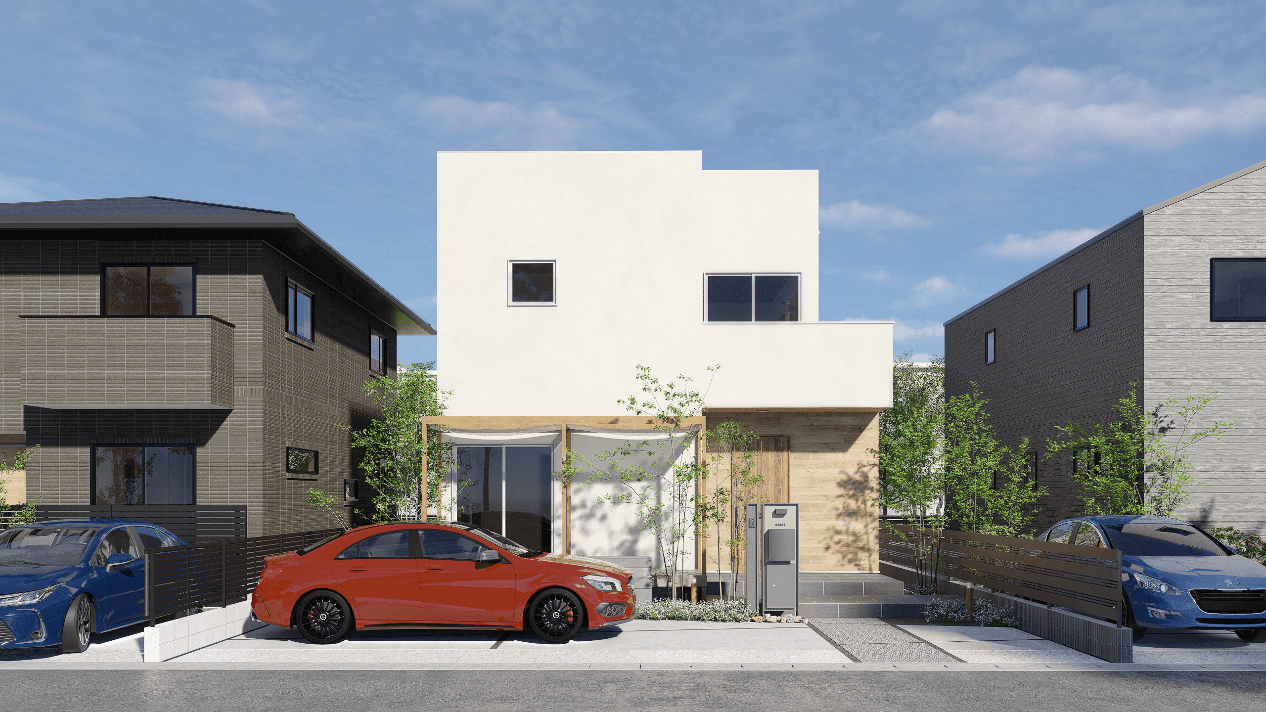 個性が調和する美しい街並み