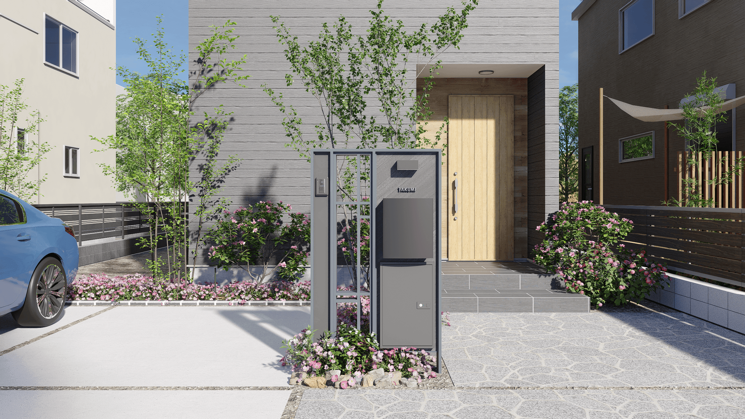 個性が調和する美しい街並み