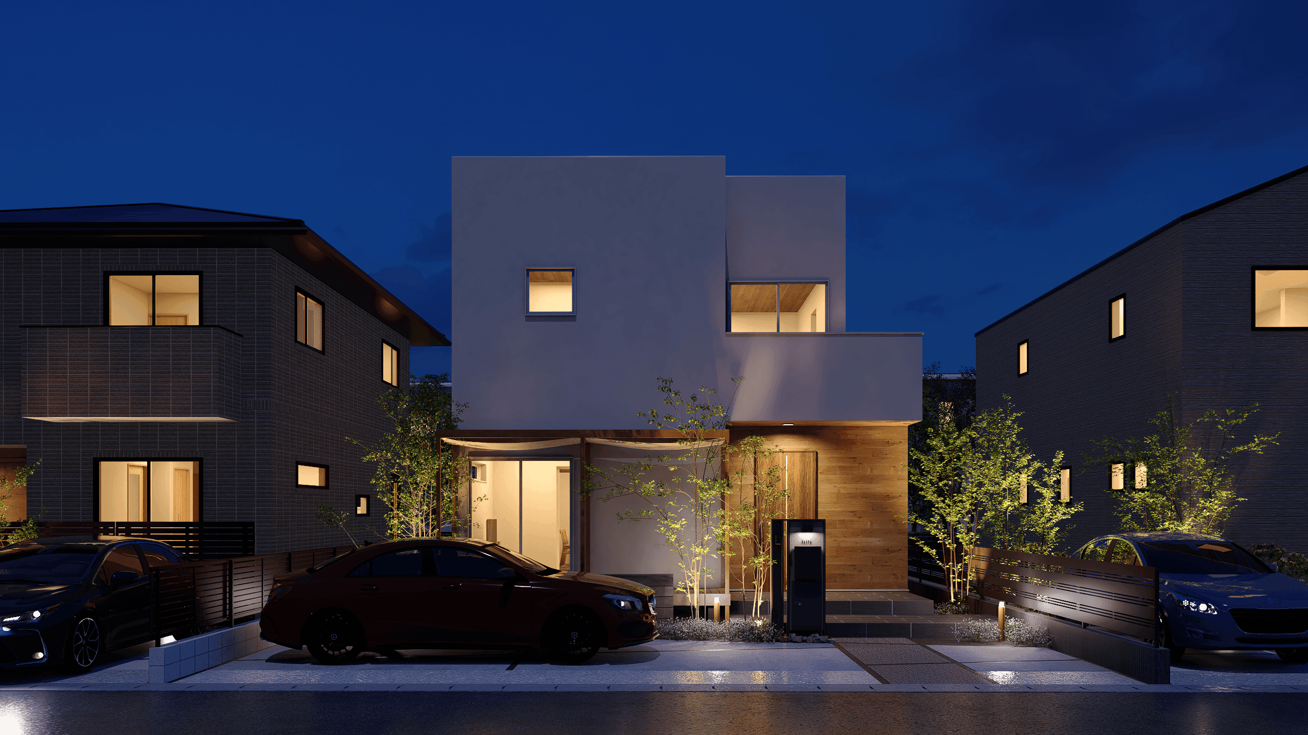 個性が調和する美しい街並み