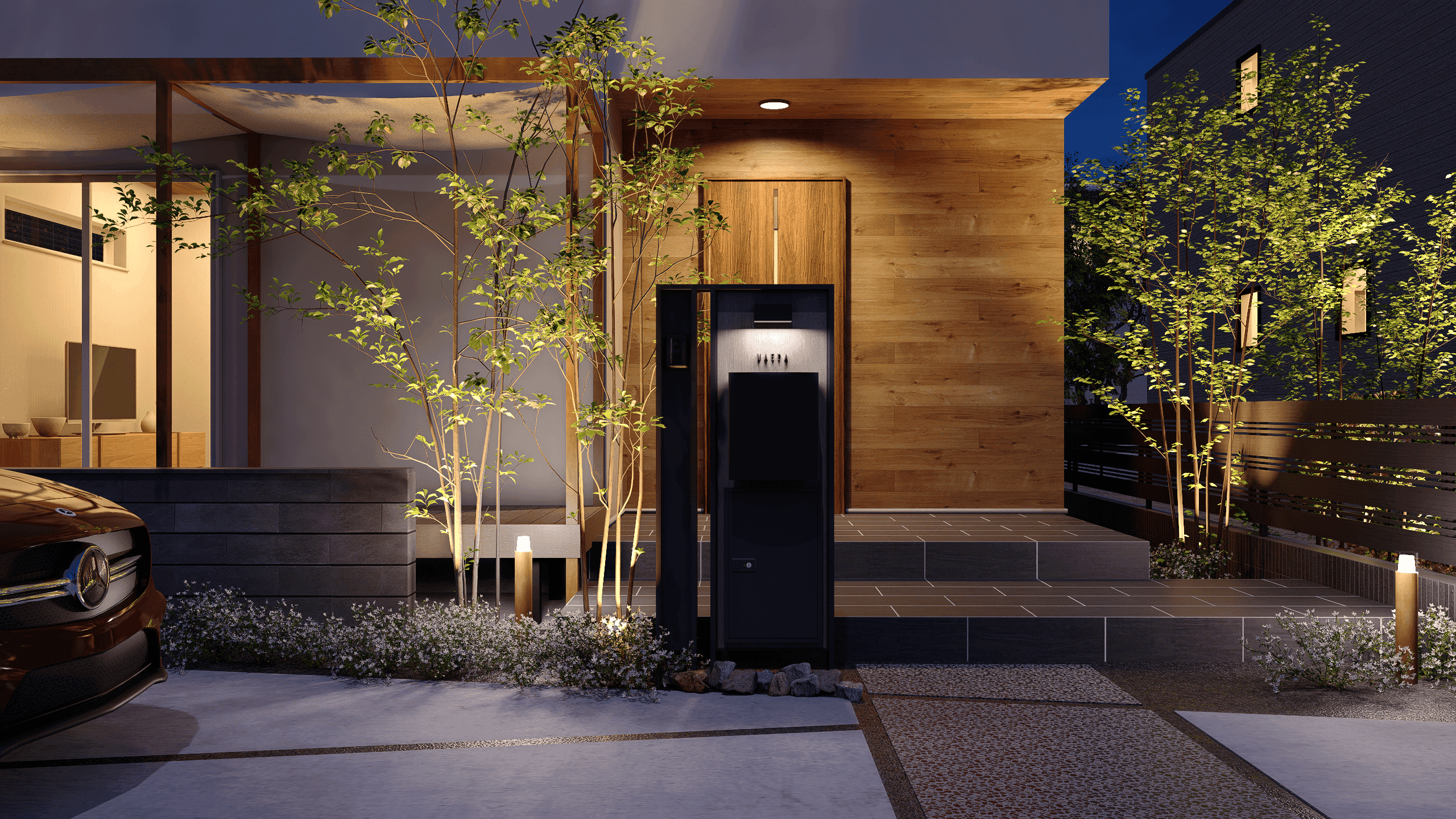 個性が調和する美しい街並み