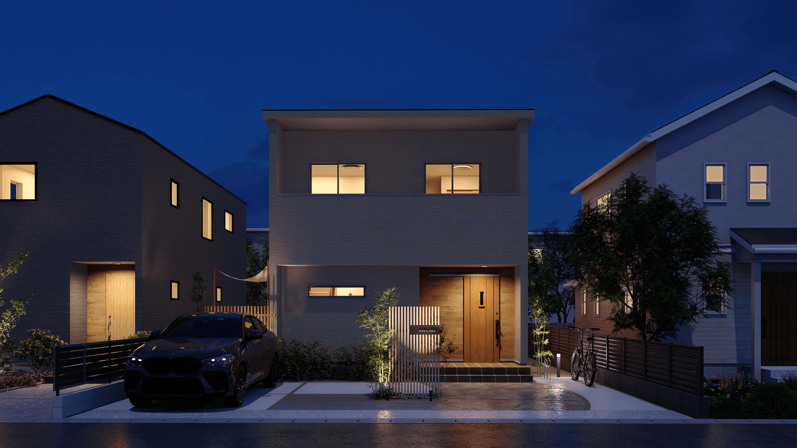 個性が調和する美しい街並み