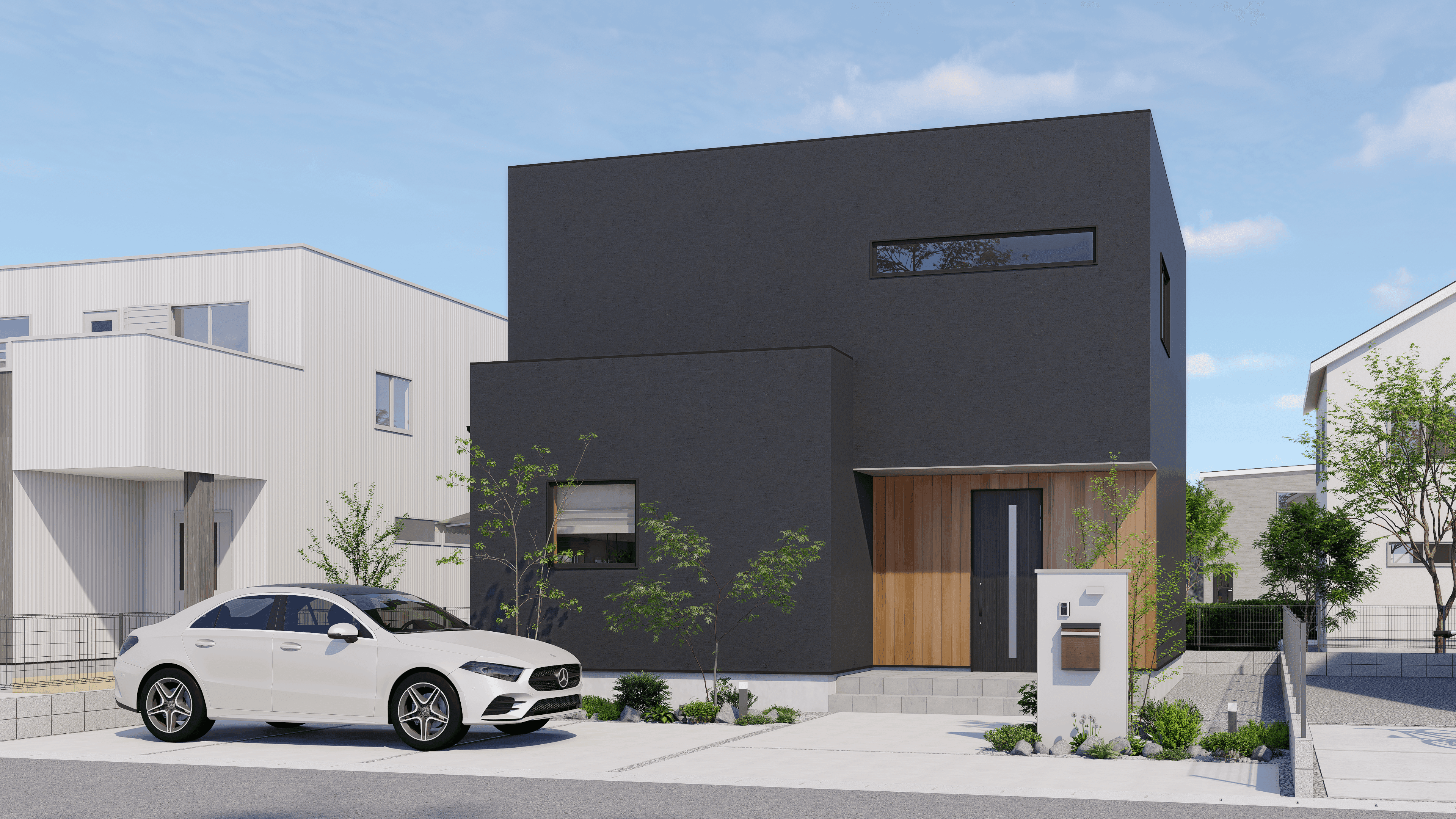 温かみのあるモダンな住宅