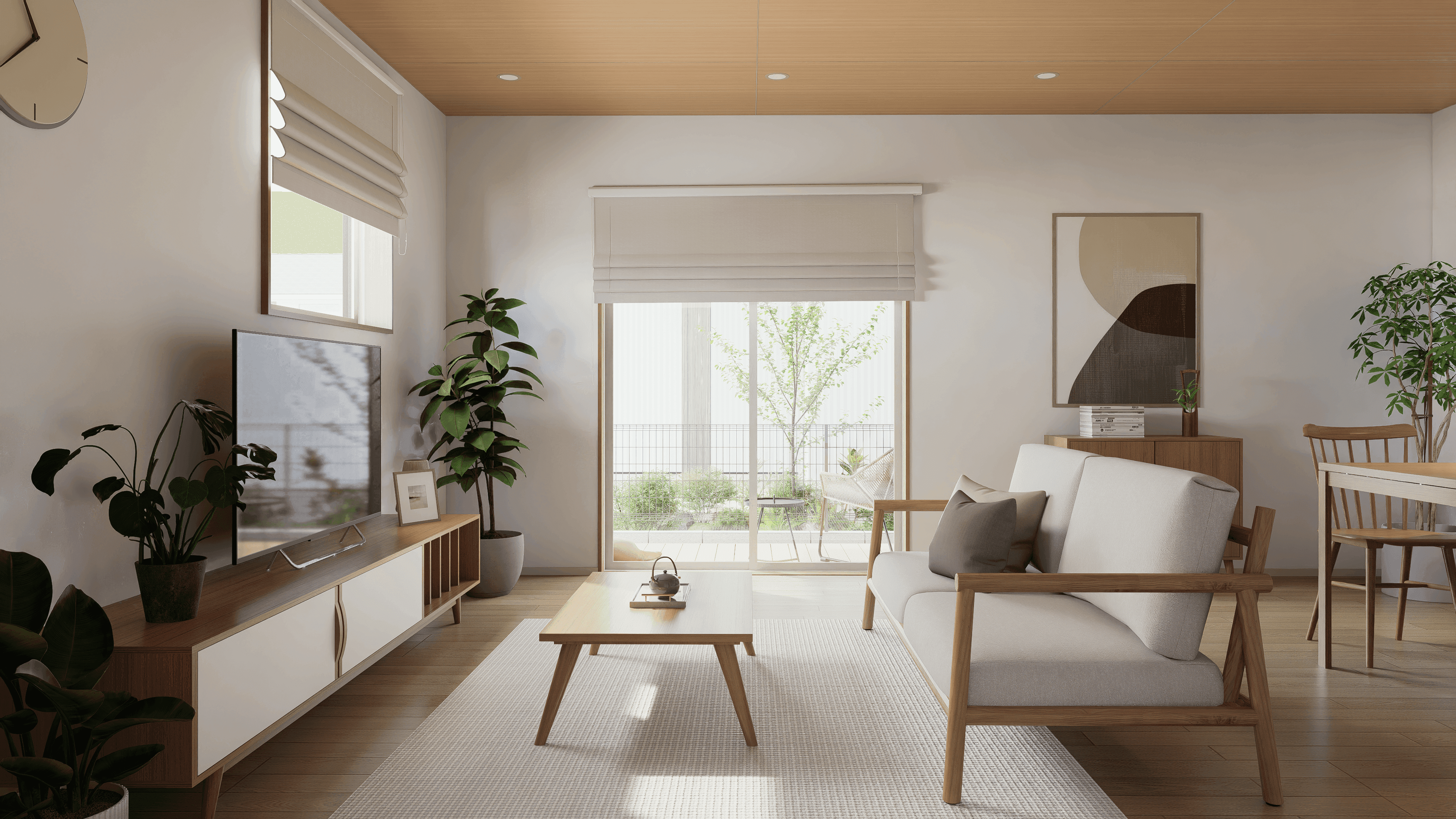 温かみのあるモダンな住宅