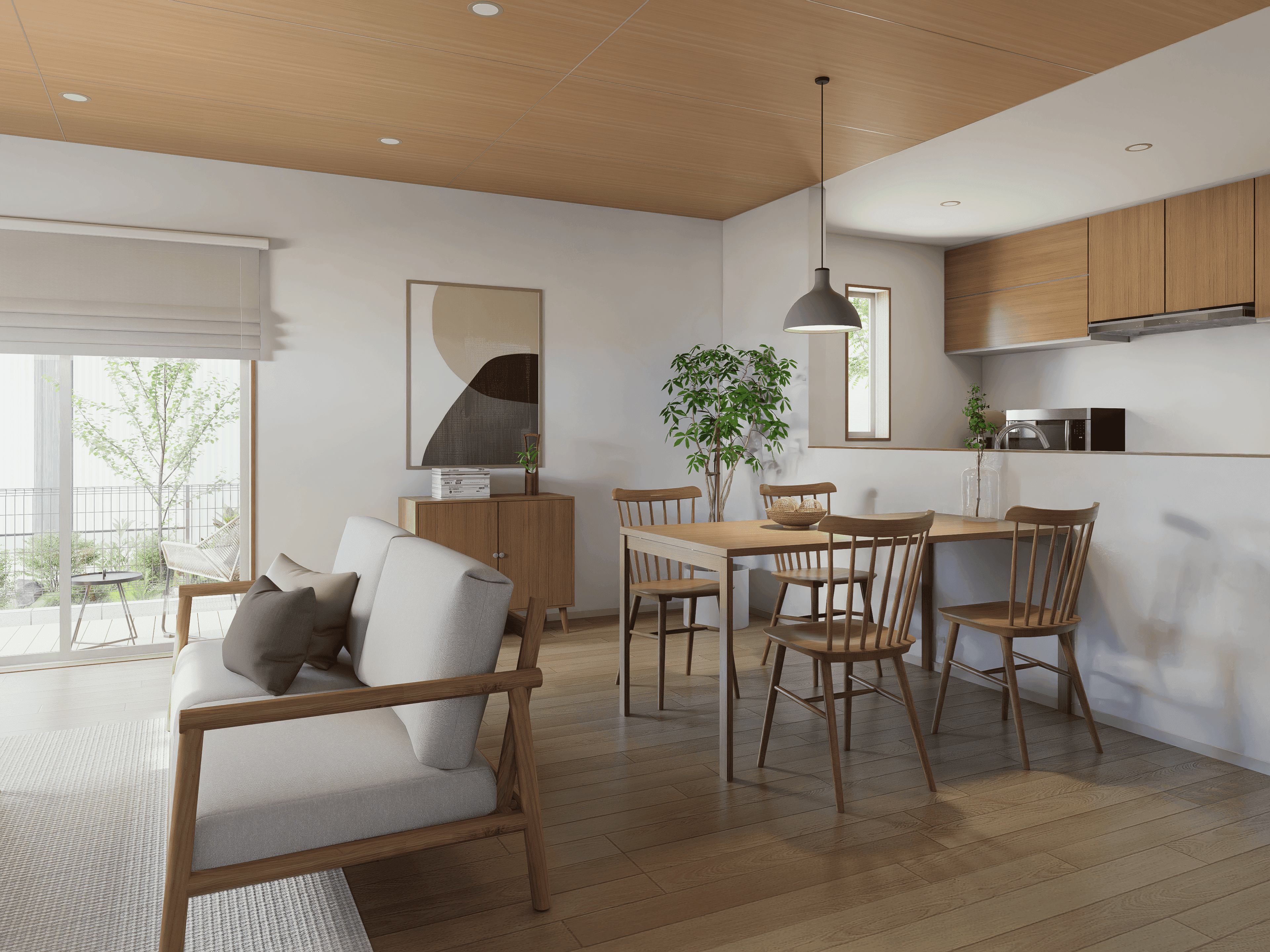 温かみのあるモダンな住宅