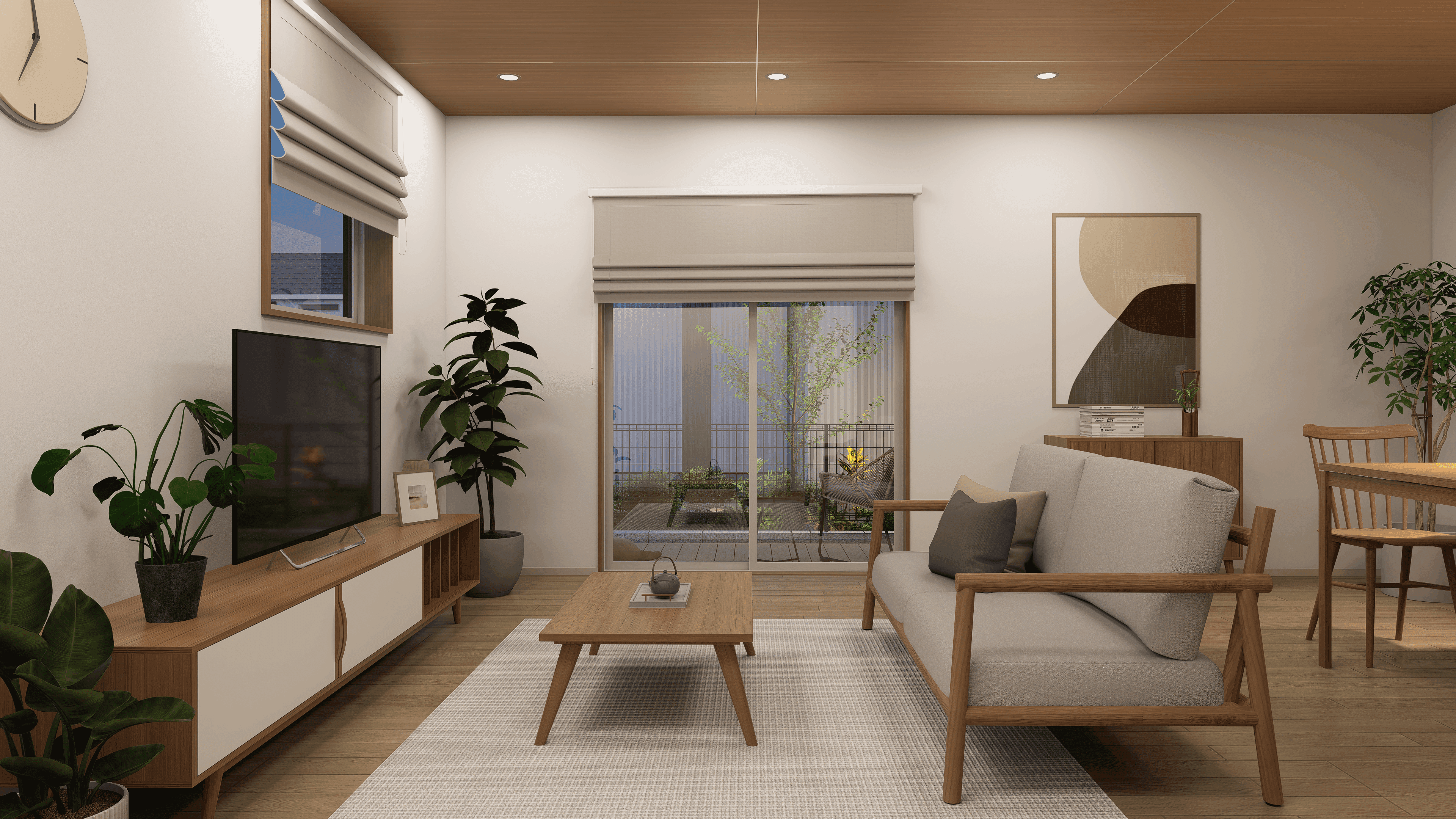 温かみのあるモダンな住宅