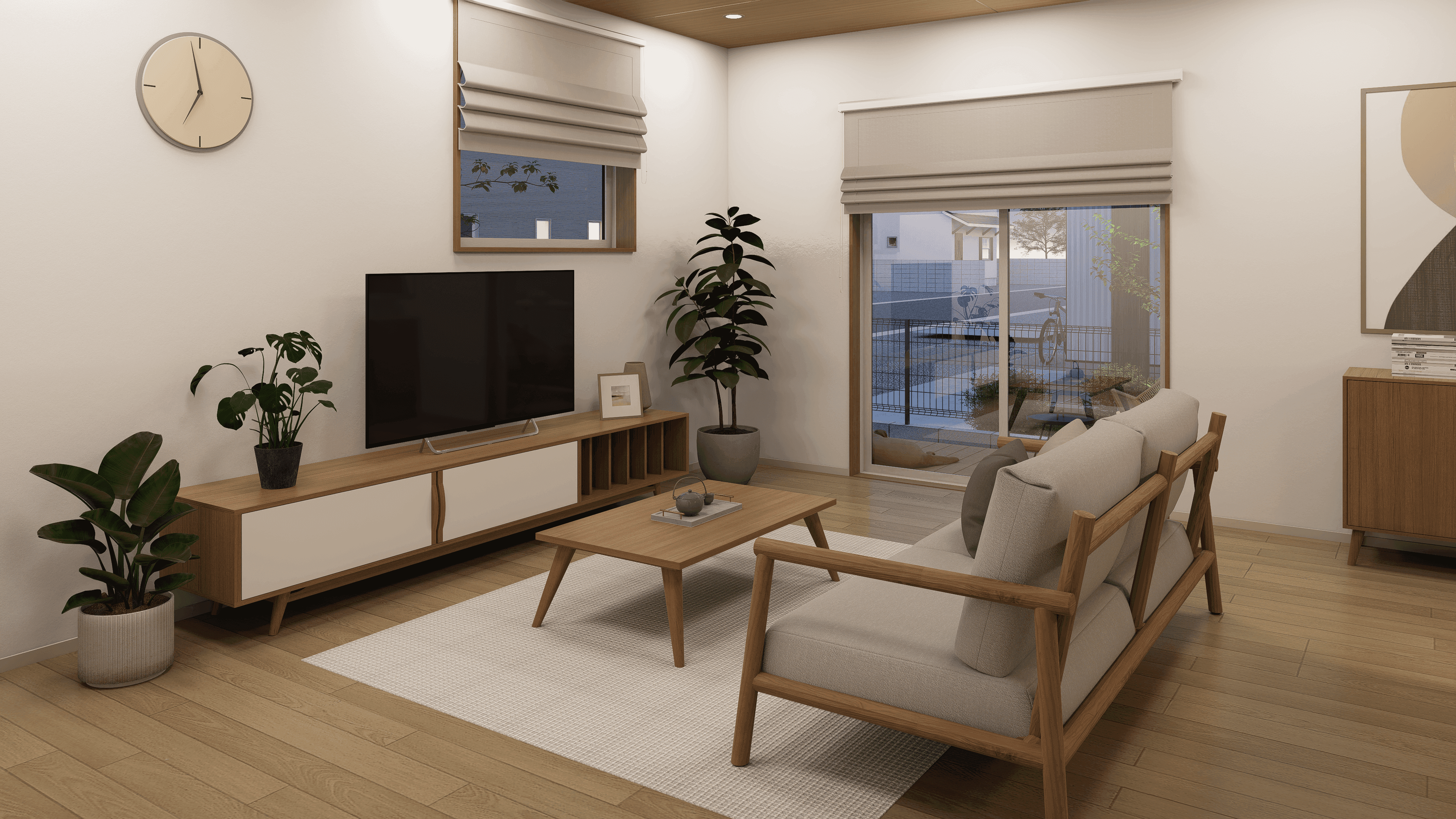 温かみのあるモダンな住宅