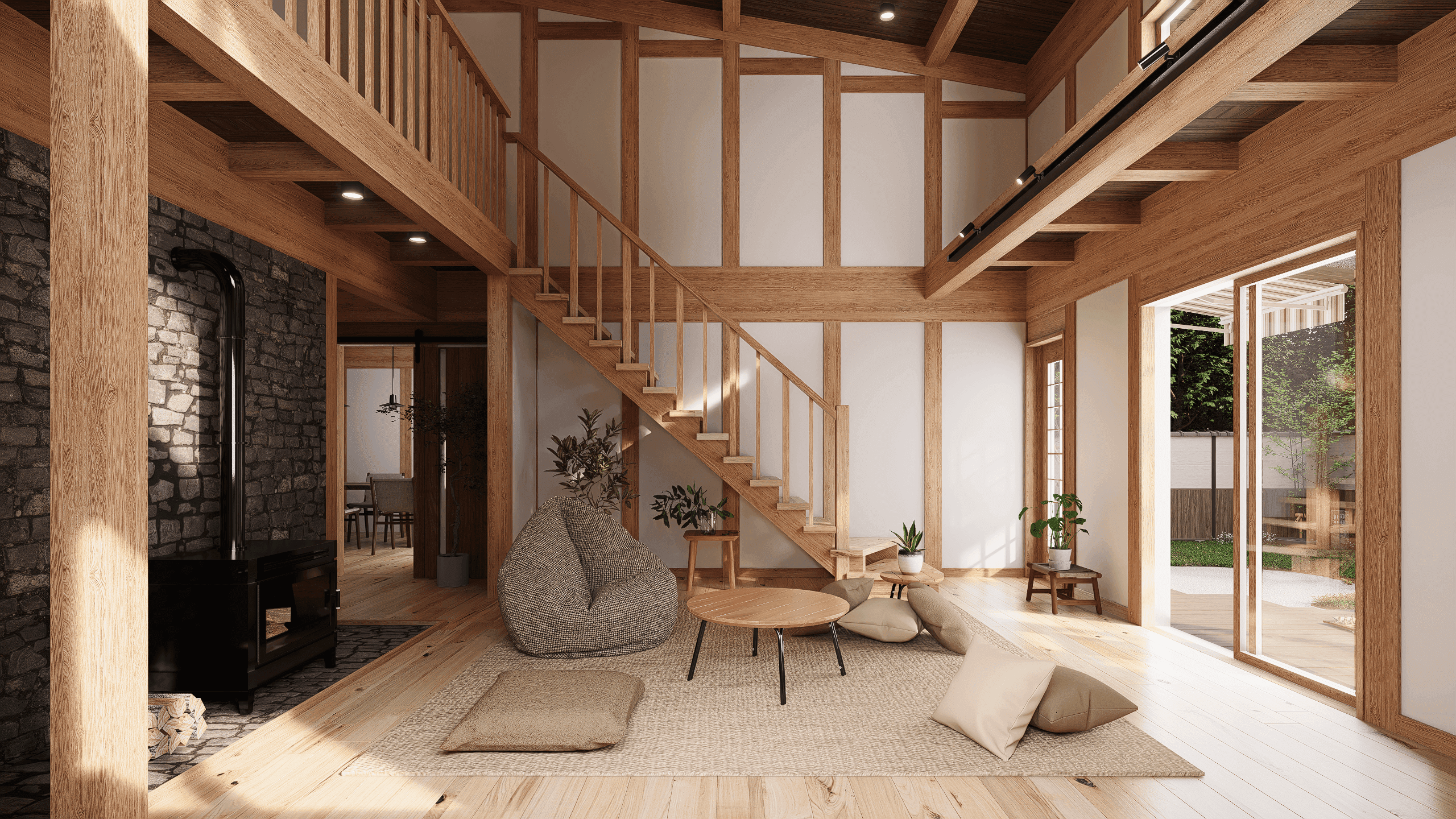 木のぬくもりを感じる住まい
